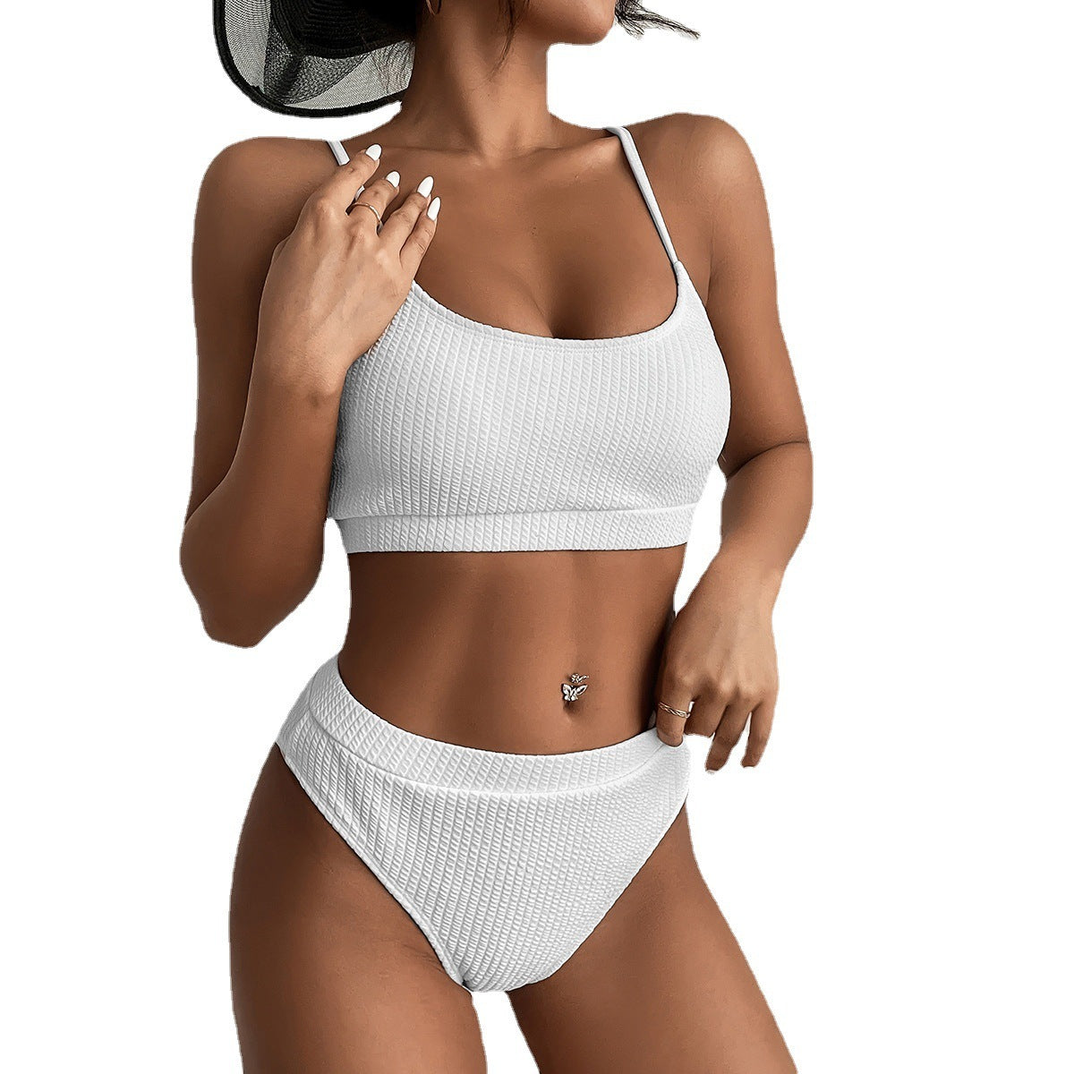 New Arrival: Ribbed High Waist Bikini Set! ✨