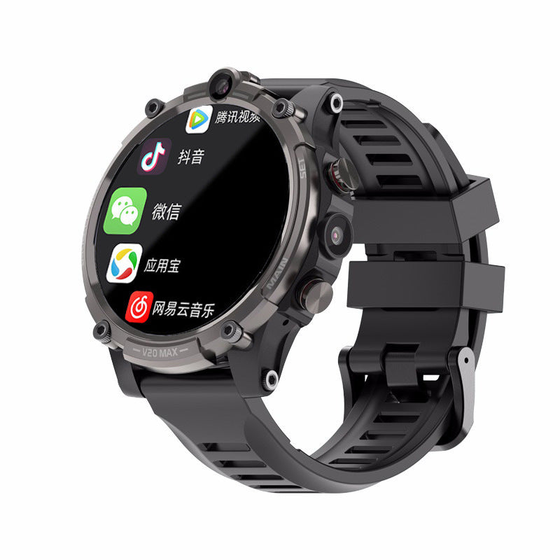 Smart 4G Full Netcom Video Waterproof Dual Camera Heart Rate Adult Watch
