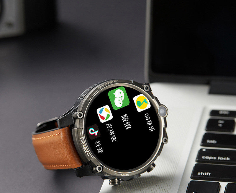 Smart 4G Full Netcom Video Waterproof Dual Camera Heart Rate Adult Watch