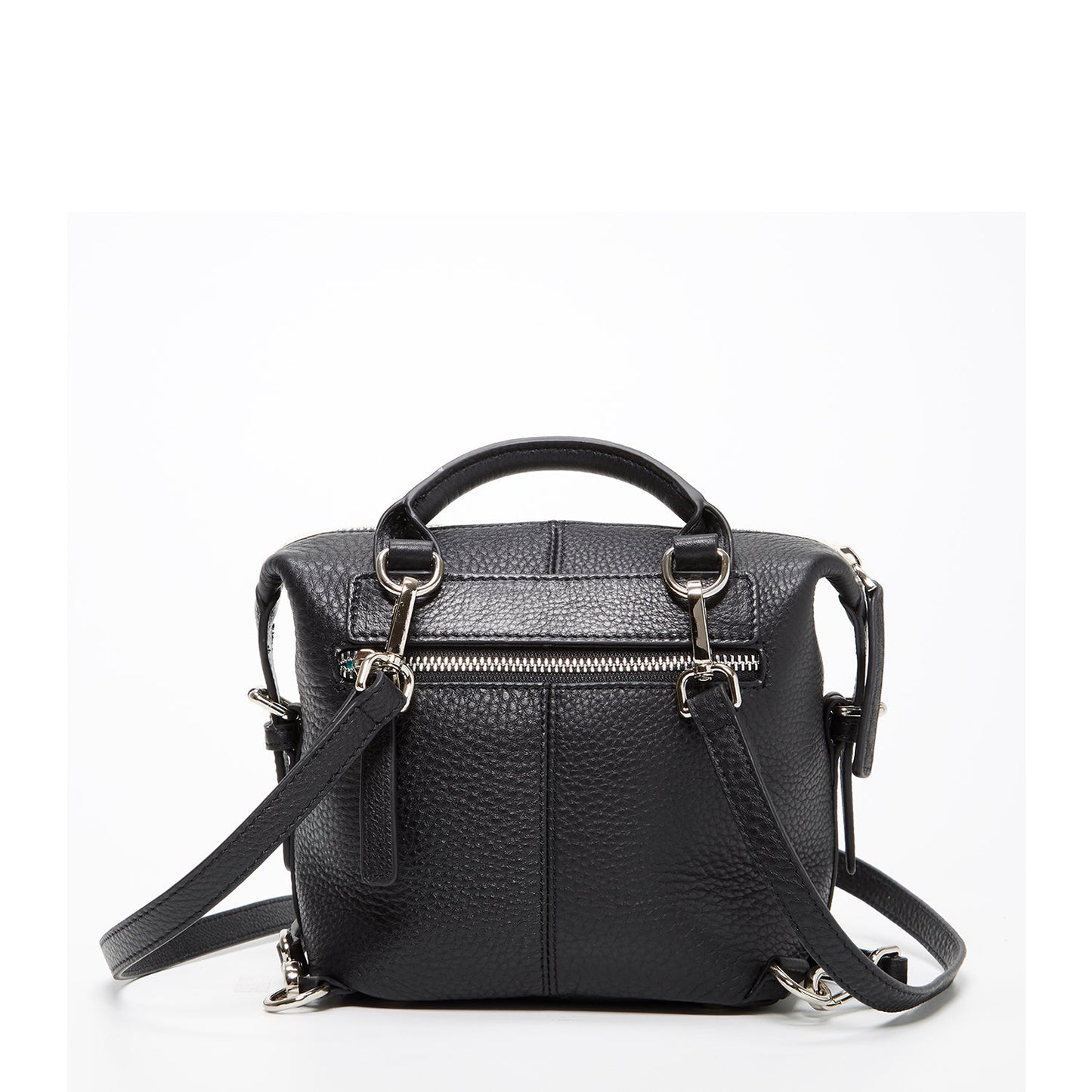 SUSU Leather Backpack Purse for Women Convertible Crossbody Bag Medium Size With Front and Back Pockets