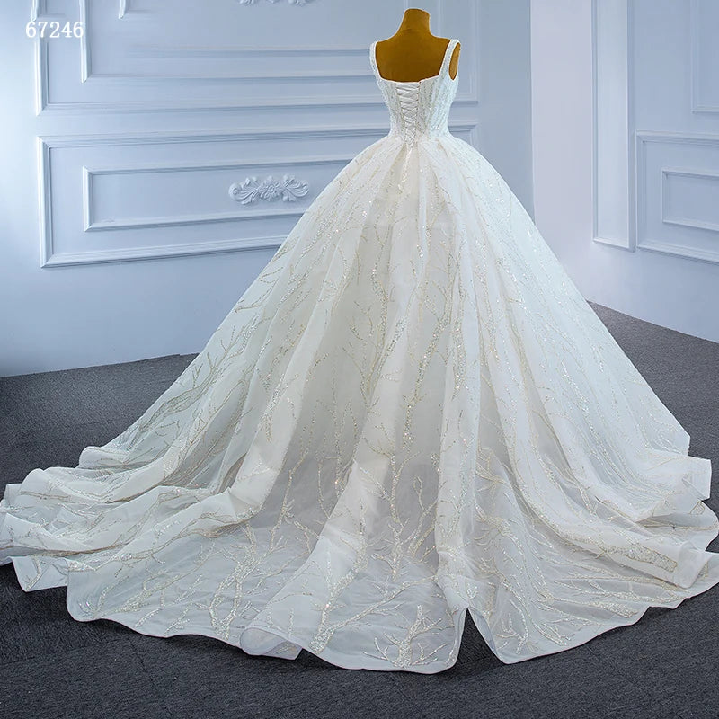 Jancember Lace Sleeveless Sweetheart Wedding Dress Bridal Gowns