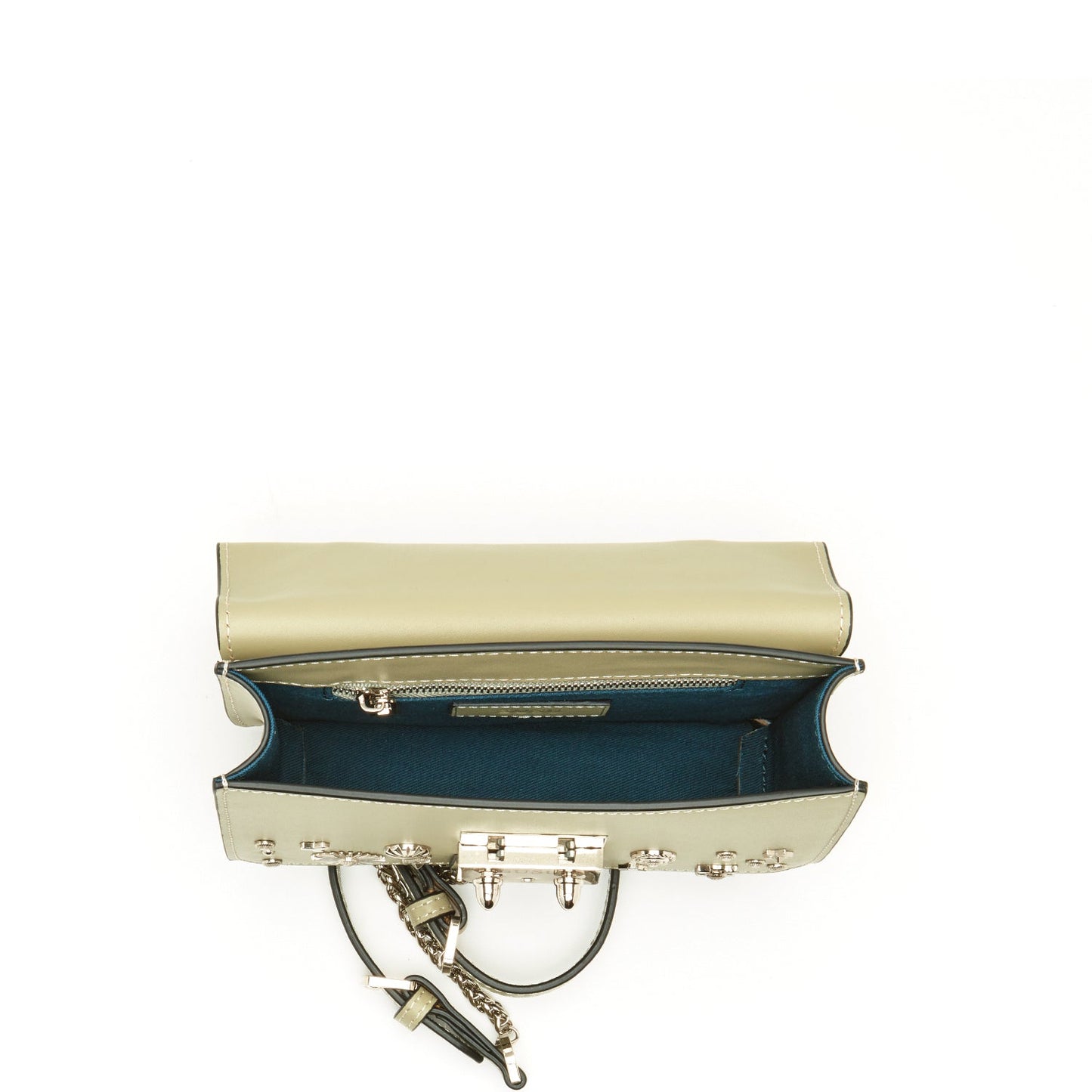 SUSU the Hollywood Leather Crossbody Bag Sage Green