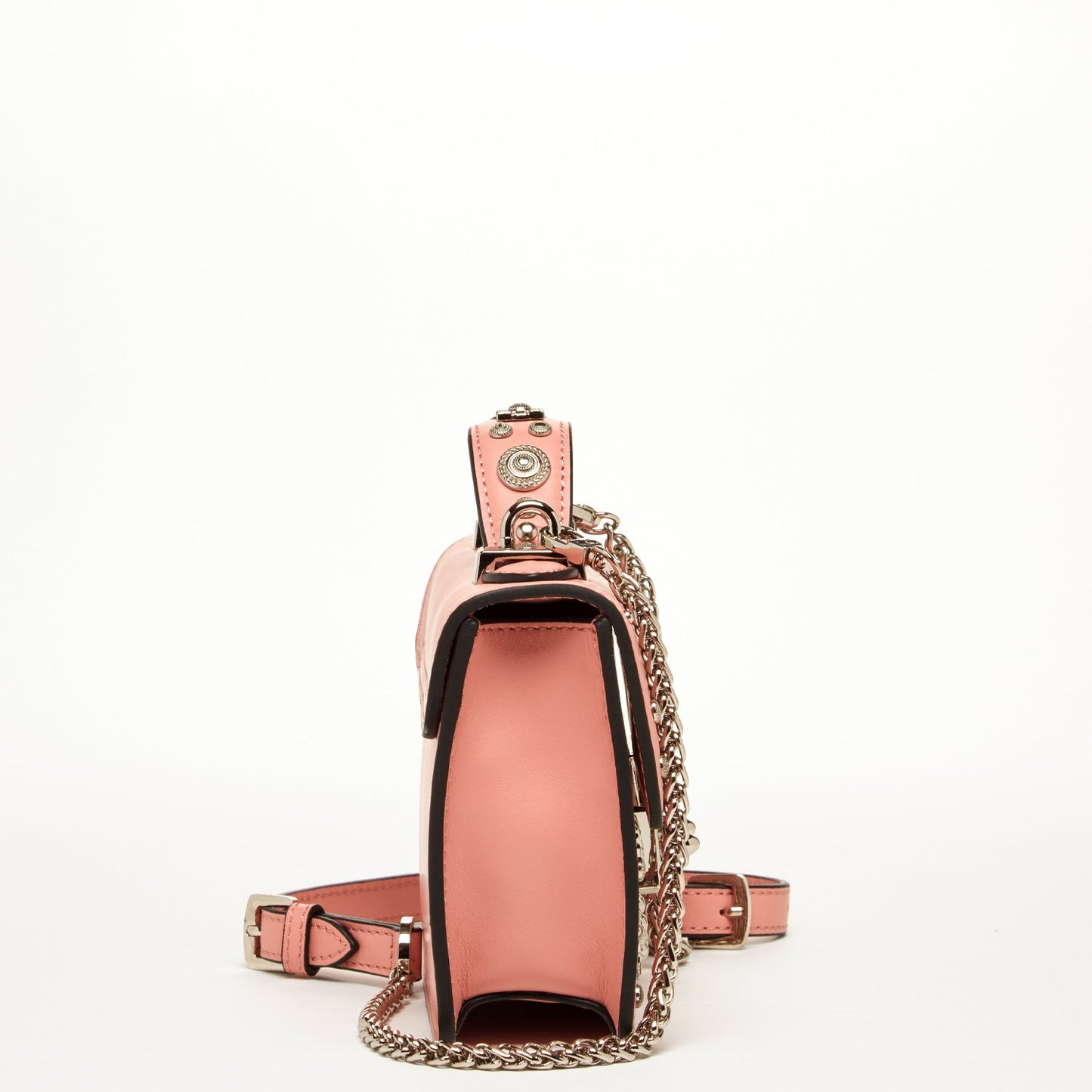 SUSU the Hollywood Leather Crossbody Bag Pale Pink