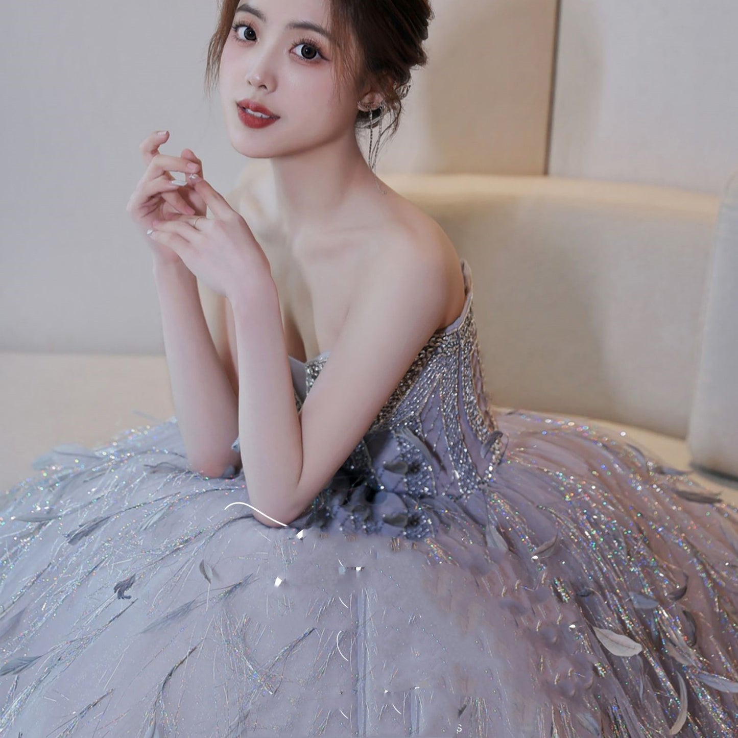New Toast Dress Bridal Mitzvah Dress High-end Luxury Niche Engagement