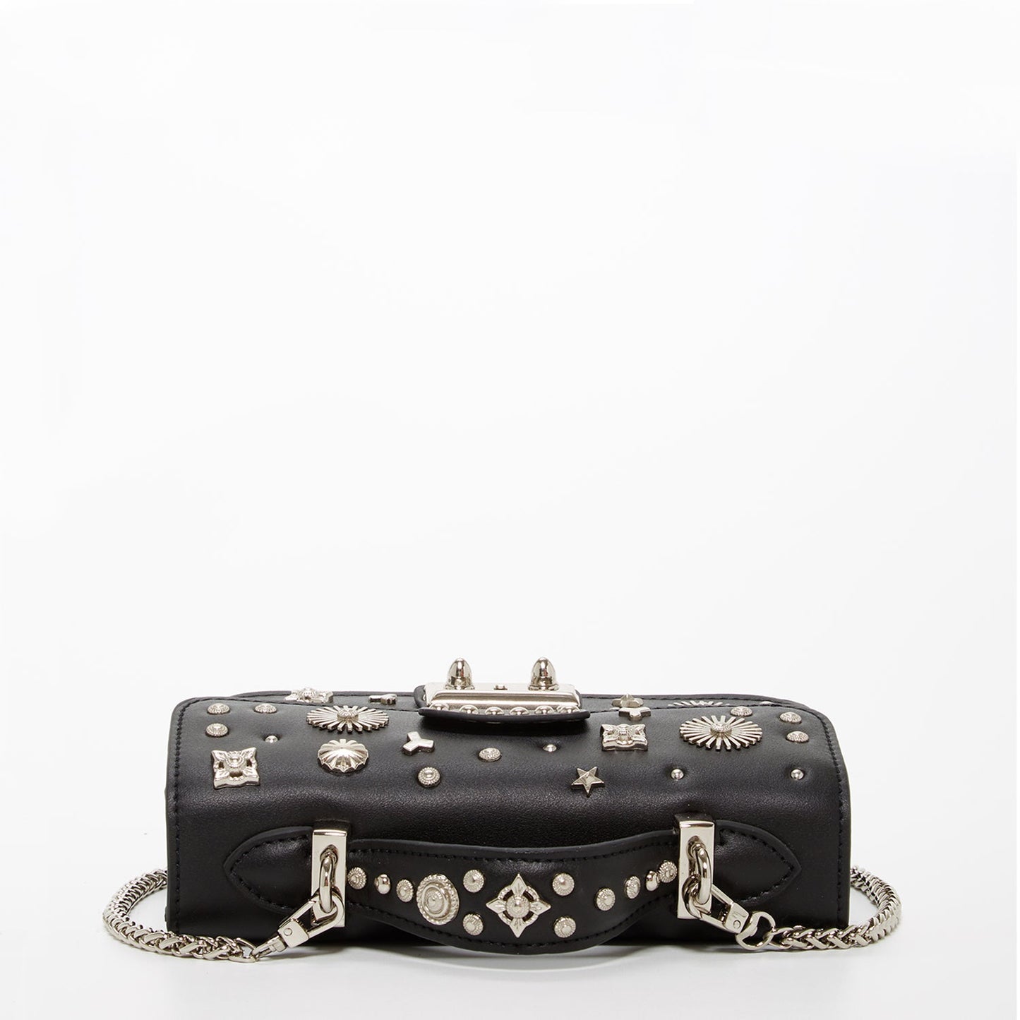 SUSU the Hollywood Studded Leather Crossbody Black