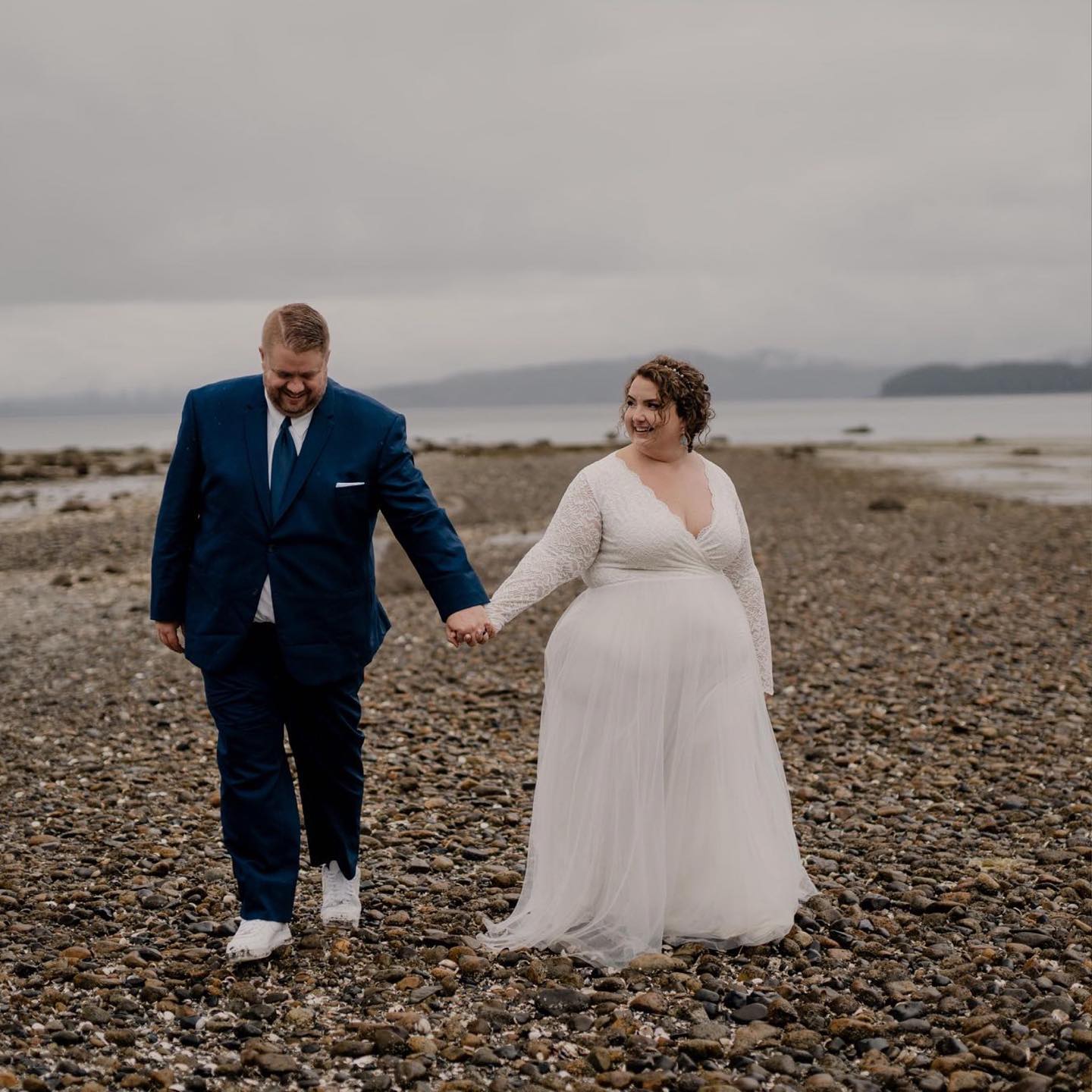 Curvy Ivory Wedding Dress #1125