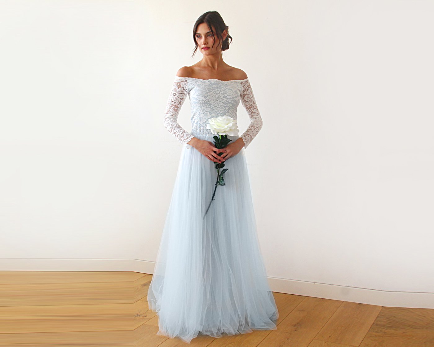 Curvy Two Colors Dress #1134