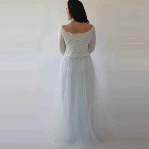 Curvy Two Colors Dress #1134
