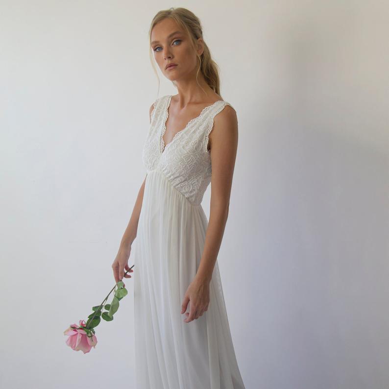 Open Back Wedding Dress