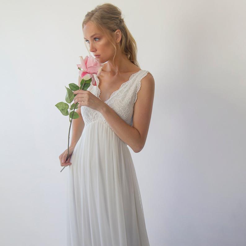 Open Back Wedding Dress