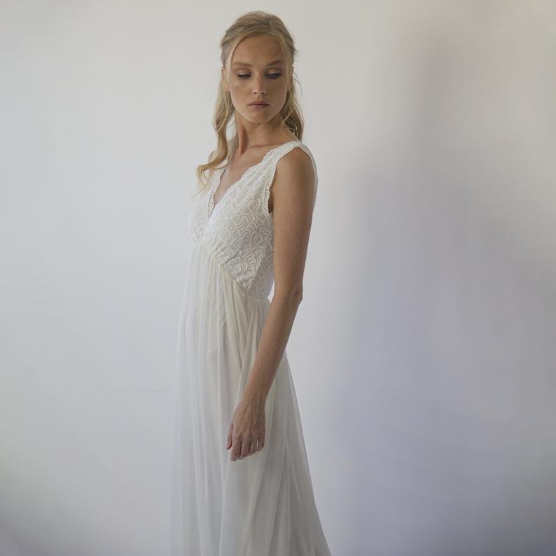 Open Back Wedding Dress