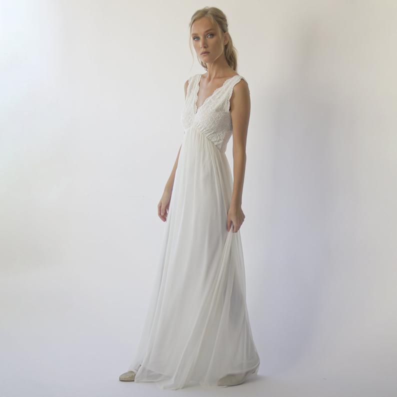 Open Back Wedding Dress
