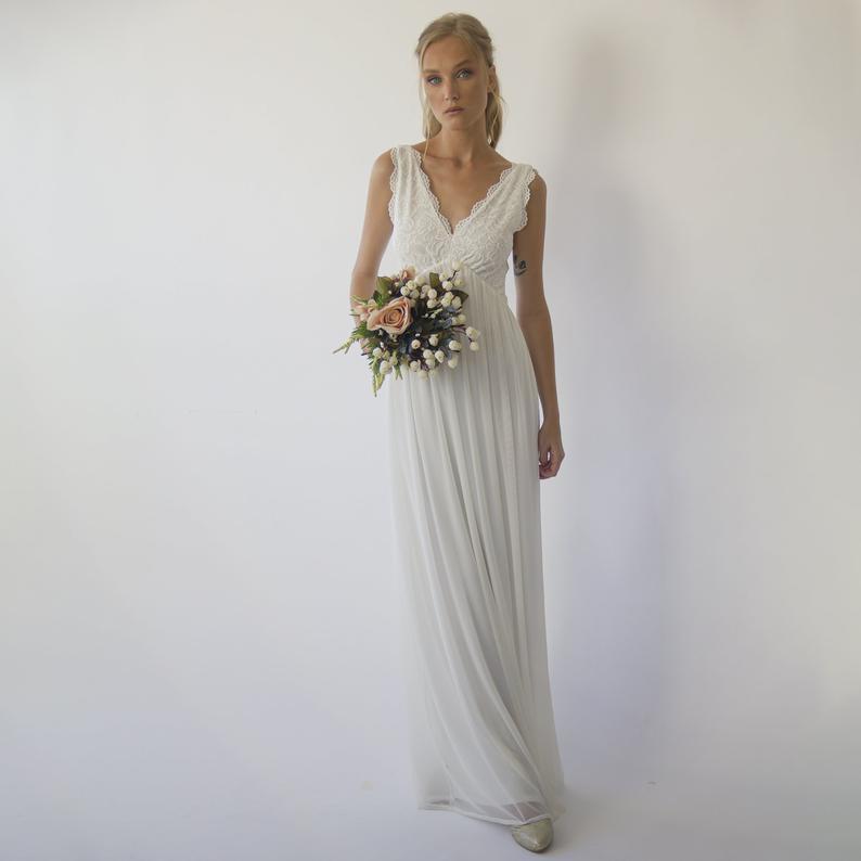 Open Back Wedding Dress