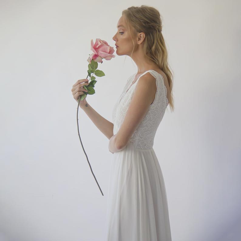 Open Back Wedding Dress