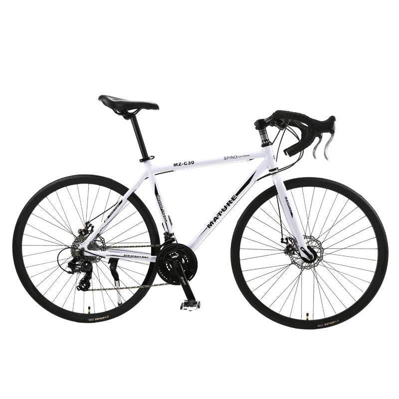 Aluminum Alloy Road Bike – Multi-Speed Precision with Double Disc Brakes
