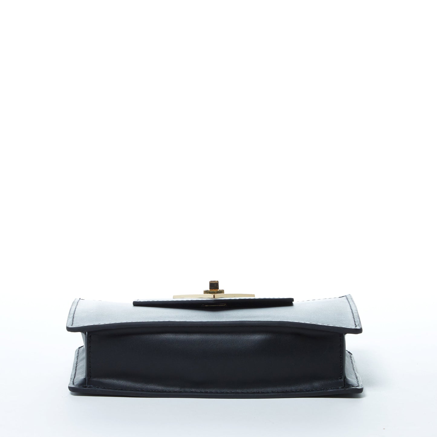 SUSU the Mary Black Small Crossbody Leather Wristlet