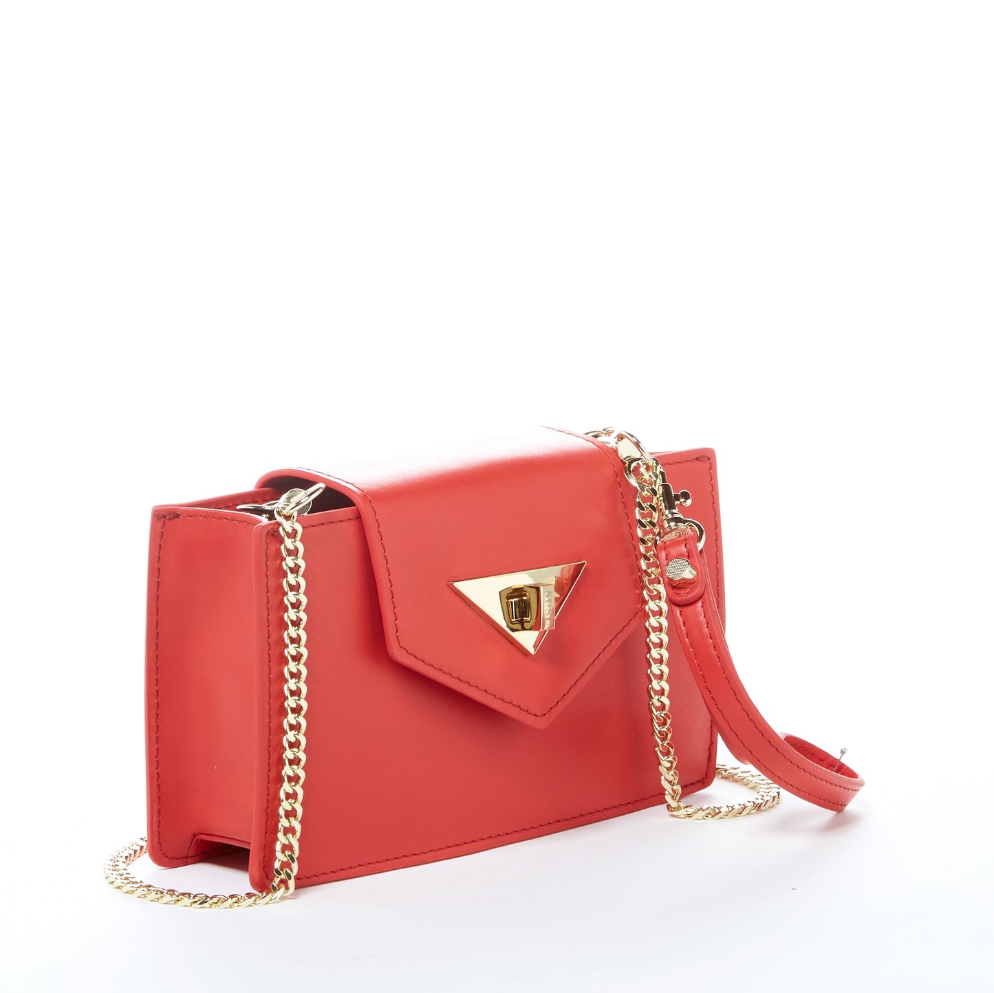 SUSU the Mary Red Purse Mini Crossbody Bag Leather Wristlet