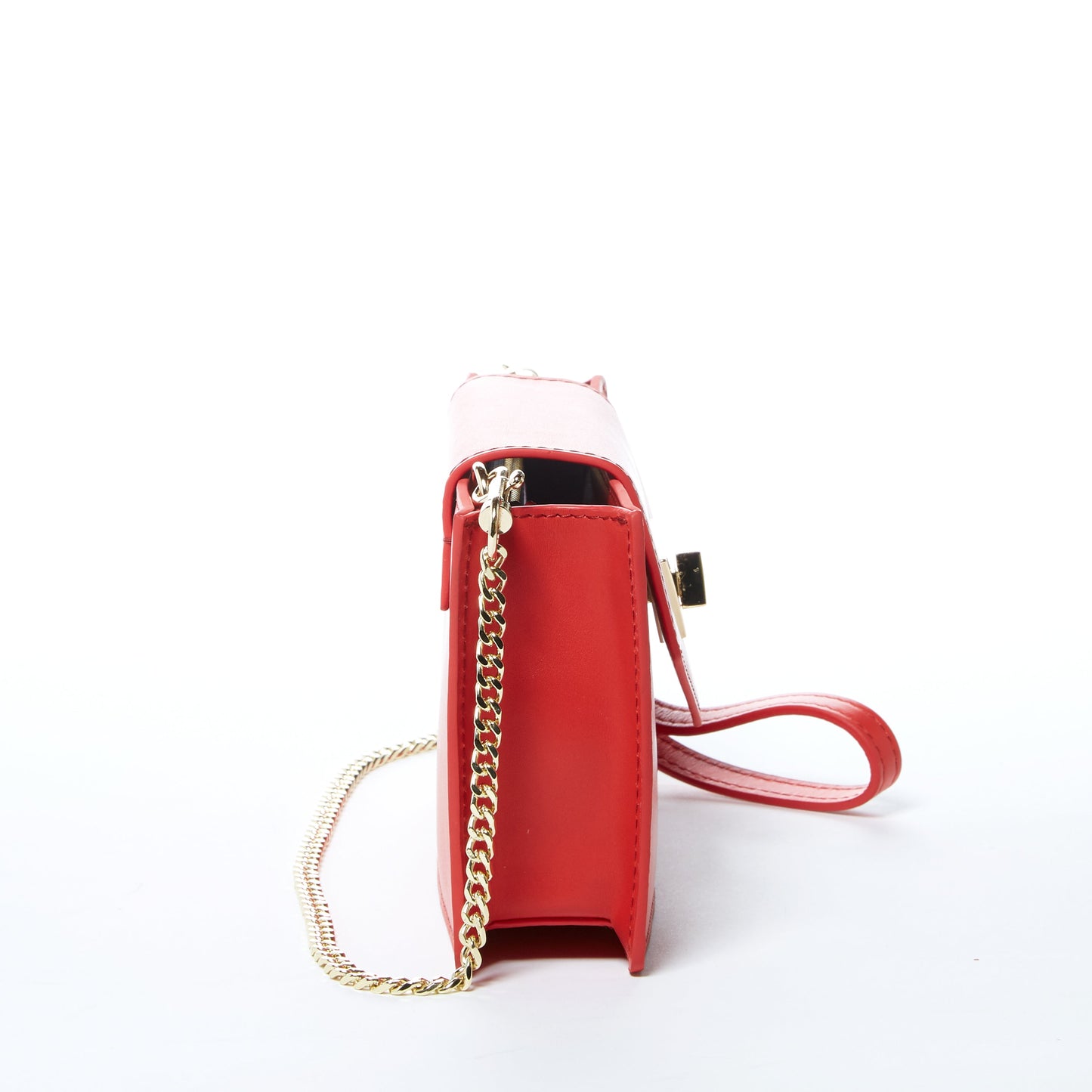 SUSU the Mary Red Purse Mini Crossbody Bag Leather Wristlet