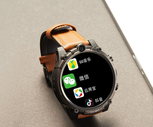 Smart 4G Full Netcom Video Waterproof Dual Camera Heart Rate Adult Watch