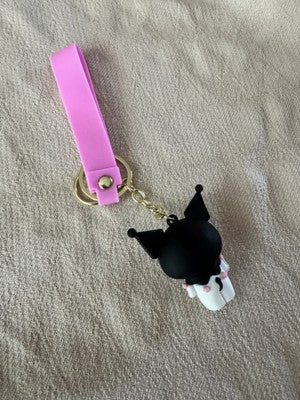 Anime Sanrio Figures Keychain Kuromi Action Figural Model