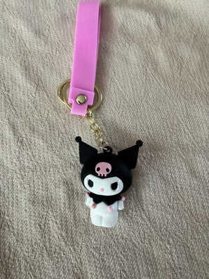 Anime Sanrio Figures Keychain Kuromi Action Figural Model