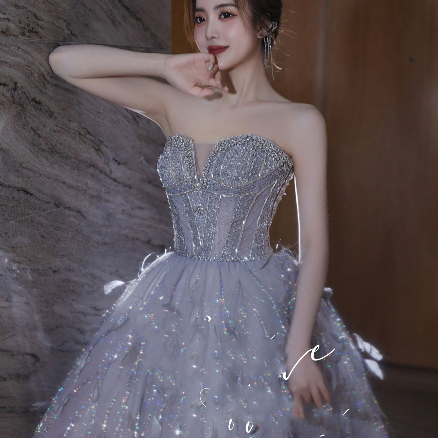 New Toast Dress Bridal Mitzvah Dress High-end Luxury Niche Engagement