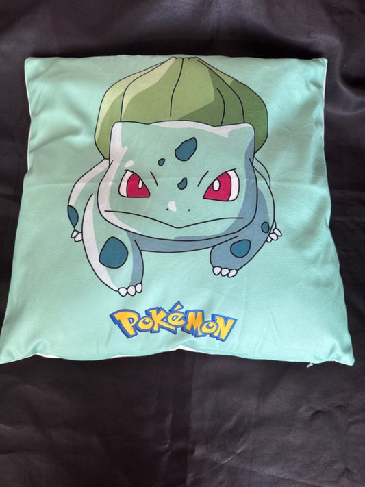 Bulbasaur Cushion 45x45cm – Includes Filling | Pokémon Gift UK