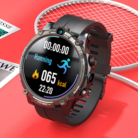 V20 Max Smart Watch – Dual Camera, 128GB Storage, Full App Compatibility