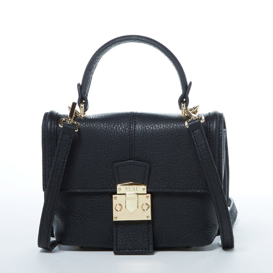 SUSU the Linda Black Crossbody Backpack Purse