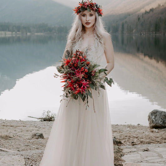 Bestseller Champagne Wedding Dress
