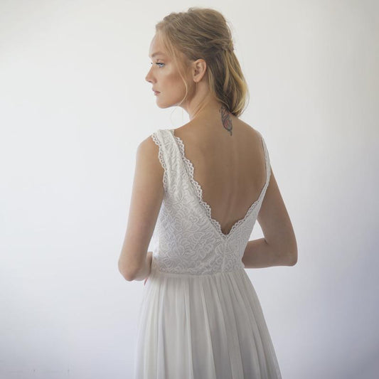 Open Back Wedding Dress