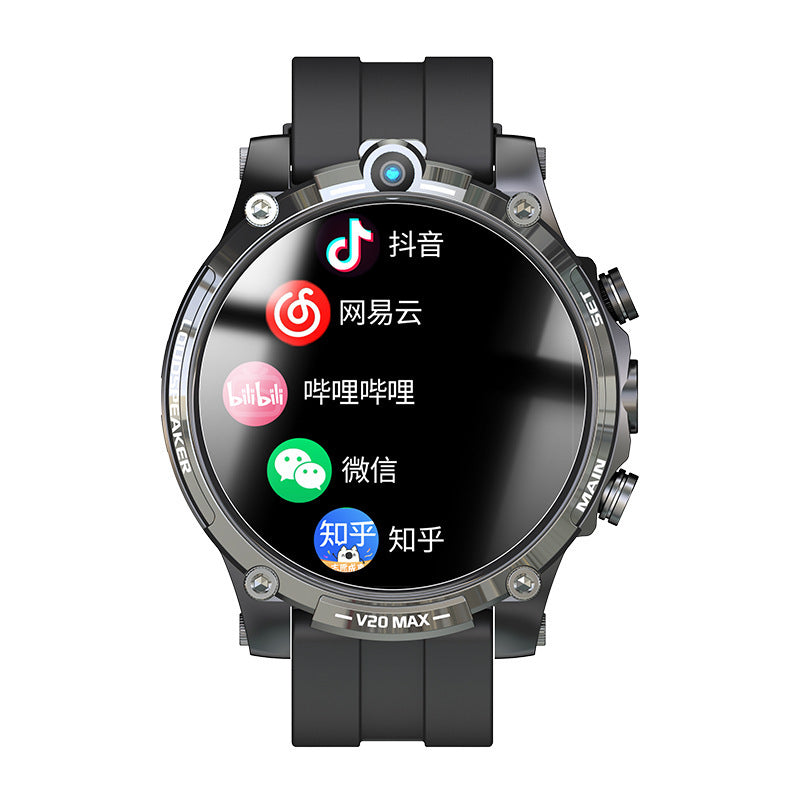 V20 Max Smart Watch – Dual Camera, 128GB Storage, Full App Compatibility