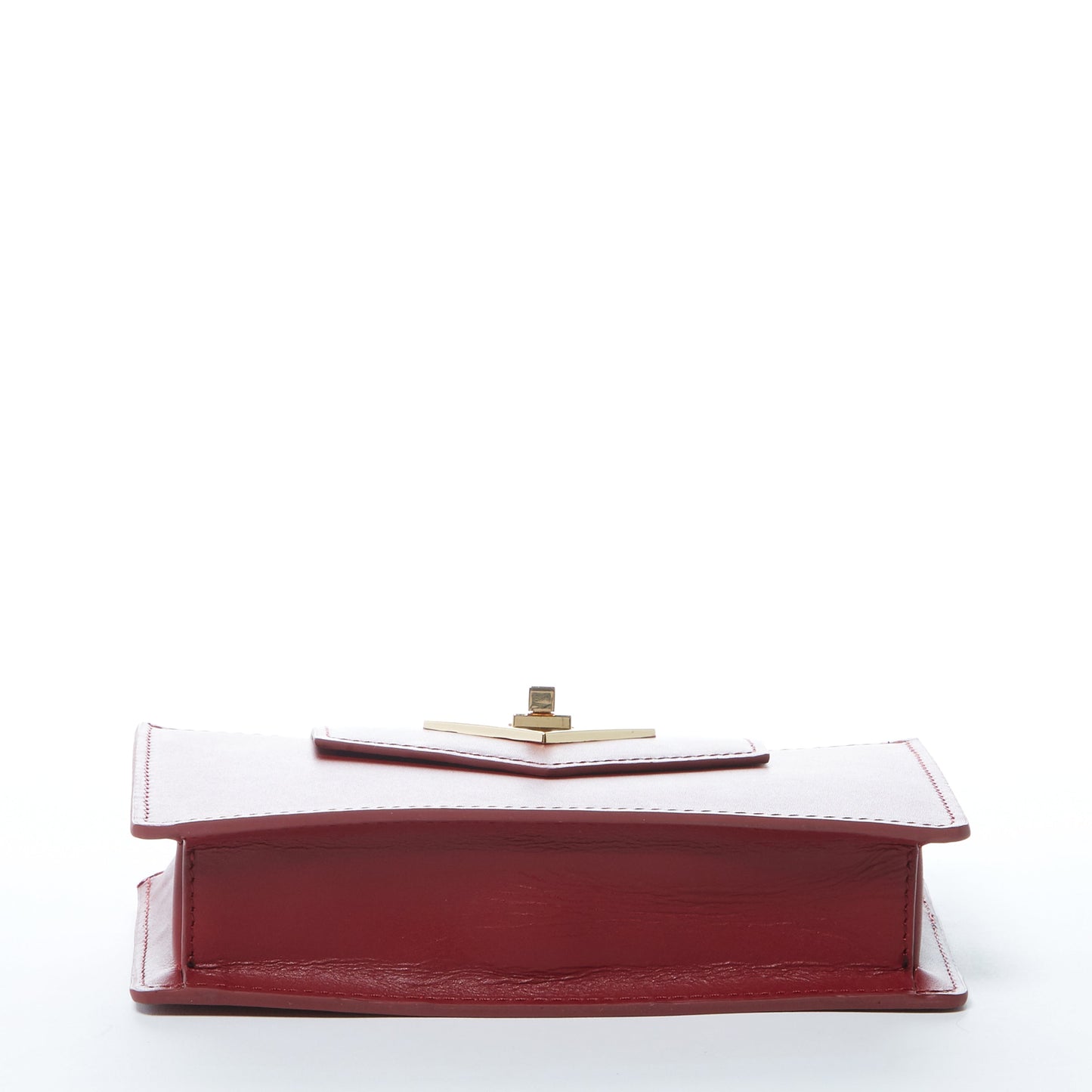 SUSU the Mary Small Crossbody Leather Wristlet Burgundy